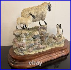 Holding Her Ground (B0198) Sculpted by Ray Ayres -Border Fine Arts. (1972)