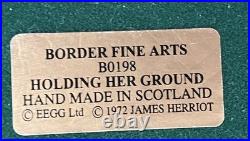 Holding Her Ground (B0198) Sculpted by Ray Ayres -Border Fine Arts. (1972)