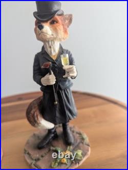 Hunting Scene Fox Saddle Figurines Vintage Border Fine Arts Studio Miss Reynard+