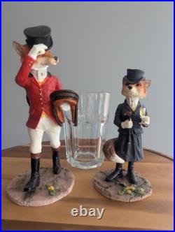 Hunting Scene Fox Saddle Figurines Vintage Border Fine Arts Studio Miss Reynard+