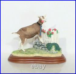 James Herriot A0458 Prize Blooms Border Fine Arts Goat Figurine Ornament Garden