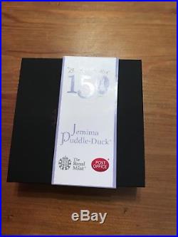 Jemima puddleduck silver proof 50p black box 2016 very low number