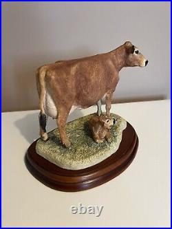 Jersey Cow And Calf A1465 Border Fine Arts