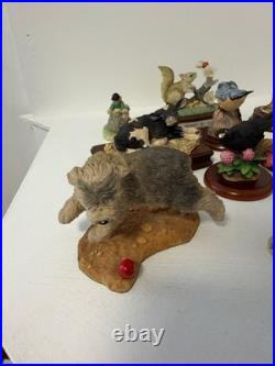 Job Lot 20 Animal & Bird Figurines Border Fine Arts Coalport Leonardo Russell