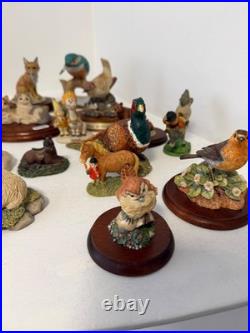 Job Lot 20 Animal & Bird Figurines Border Fine Arts Coalport Leonardo Russell