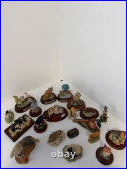 Job Lot 20 Animal & Bird Figurines Border Fine Arts Coalport Leonardo Russell