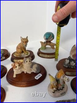 Job Lot 20 Animal & Bird Figurines Border Fine Arts Coalport Leonardo Russell