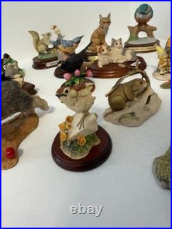 Job Lot 20 Animal & Bird Figurines Border Fine Arts Coalport Leonardo Russell