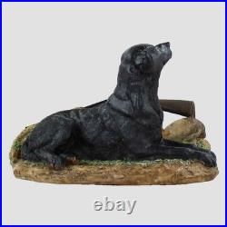 Labrador And Gun (Black) Border Fine Arts Dogs