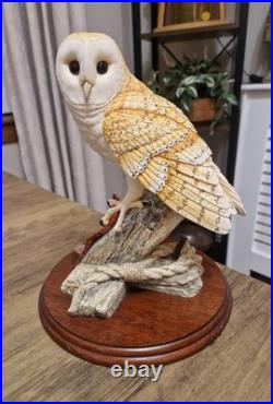 Large Border Fine Arts Barn Owl figurine'On the Lookout' (model BO276)