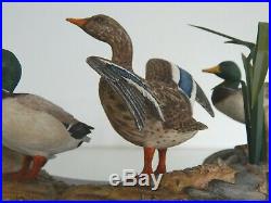 Large Border Fine Arts Duck Group by R Roberts Ltd Ed 1166/1250