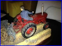 Large Border Fine Arts Lifting The Pinks tractor Limited edition. No 313/1750
