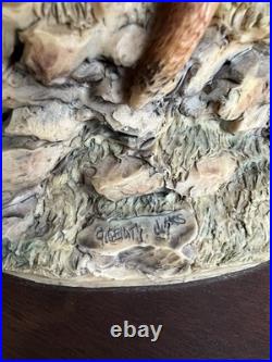 Large Border Fine Arts vintage'Fox & Family' 1983 Edition 28/1500 Model No L53