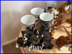 Large Boxer Dog Collection 23+ Pieces Leonardo Border Fine Arts Mugs Plate