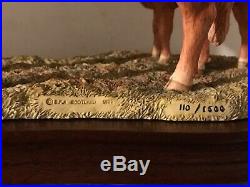 Larger size Border Fine Arts Limousin Cow and Calf (L157) certificated 110/1500