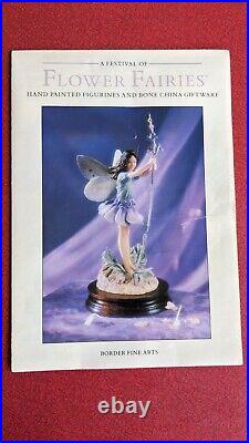 Lavender Flower Fairy. Cicely Mary Barker. Border Fine Arts 1980s + Certificate Lavender Flower Fairy. Cicely Mary Barker. Border Fine Arts 1980s + Certificate