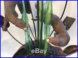 Limited Edition Border Fine Arts Otters Playing Number 572 Of 950