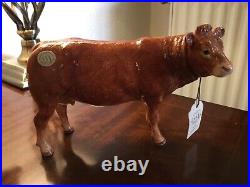 Limousine Cow, Calf, Bull, Very Rare Discontinued 16 Years Ago, Boxed With Tags