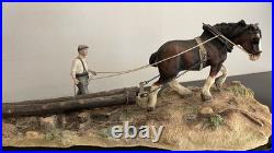 Logging -Border Fine Arts (B0700)-Sculpted by Ray Ayres (2001)