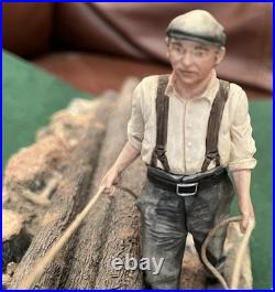 Logging -Border Fine Arts (B0700)-Sculpted by Ray Ayres (2001)