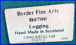Logging -Border Fine Arts (B0700)-Sculpted by Ray Ayres (2001)