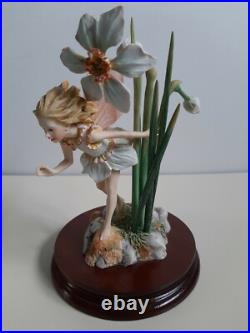 Lovely 1990s Border Fine Arts Flower Fairy Narcissus Fairy CF24 issued 1994 Lovely 1990s Border Fine Arts Flower Fairy Narcissus Fairy CF24 issued 1994