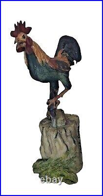 Lowell Davis 1978 Ignorance Is Bliss Rooster Figurine Border Fine Arts Signed