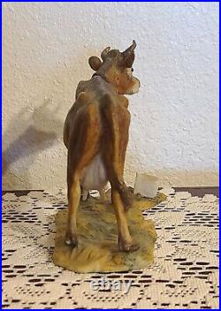 Lowell Davis Bossom 1978 Jersey Cow Figurine, Personally Signed By Artist