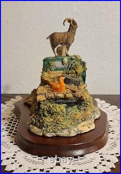 Lowell Davis King Of The Mountain Figurine Goats Truck Double Signed