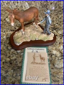 Lowell Davis Tricks Of The Trade Figurine Mule Farmer Ltd Ed Schmid