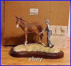 Lowell Davis Tricks Of The Trade Figurine Mule Farmer Ltd Ed Schmid 225-346
