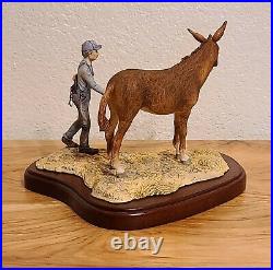 Lowell Davis Tricks Of The Trade Figurine Mule Farmer Ltd Ed Schmid 225-346