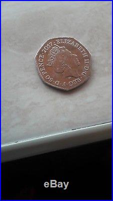 Mr Jeremy Fisher 50p 2017 rare coin