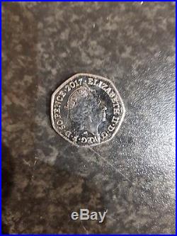 Mr Jeremy Fisher 50p Coin Beatrix Potter 2017