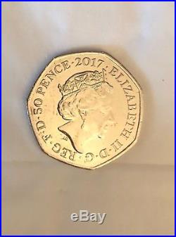 Mr Jeremy Fisher (Beatrix Potter) Rare 50p Piece 50 pence coin