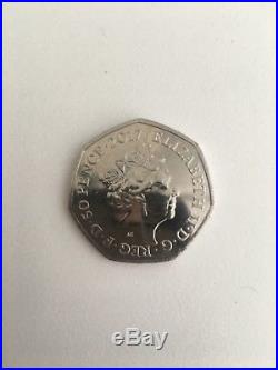 Mr Jeremy Fisher Rare 50p Coin, 2017 From The Beatrix Potter Collection