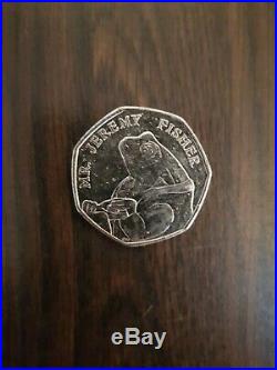 Mr jeremy fisher 50p coin 2017 Rare