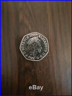 Mr jeremy fisher 50p coin 2017 Rare