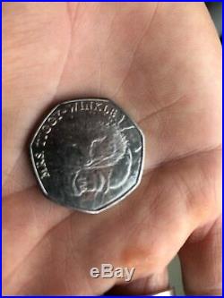 Mrs tiggy winkle 50p coin 2016