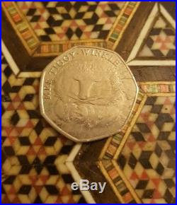 Mrs tiggy winkle 50p coin 2016 rare coin