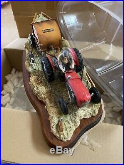 NEW Border fine arts tractor Hay Turning limited edition JH110