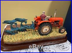 NEW Border fine arts tractor Reversible Ploughing Nuffield limited edition
