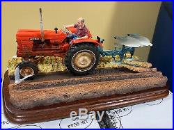 NEW Border fine arts tractor Reversible Ploughing Nuffield limited edition