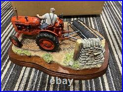 NEW Border fine arts tractor Turning With Care Nuffield limited edition