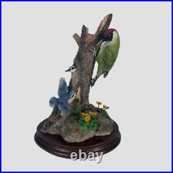 Noisy Neighbours Border Fine Arts Woodpeckers Bird Limited Edition Model