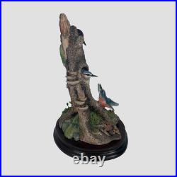 Noisy Neighbours Border Fine Arts Woodpeckers Bird Limited Edition Model