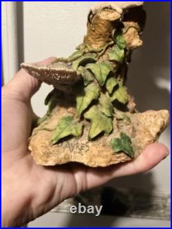 Owl Border fine artsOrnament Figurine on standRay Ayres