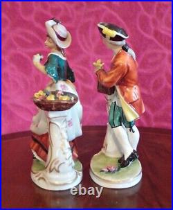 Pair of Antique German'Meissen' Porcelain Figurines