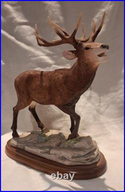 Pair of Border Fine Arts Red Stags