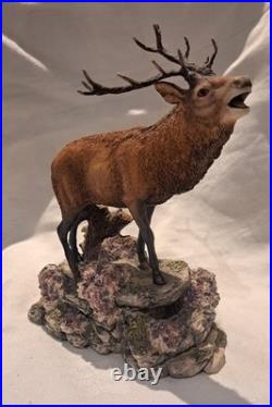 Pair of Border Fine Arts Red Stags